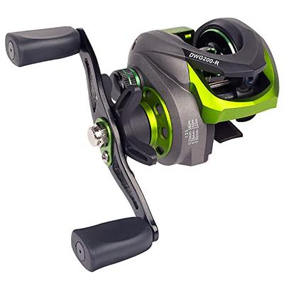 HPLIFE Baitcasting Reels, 7.68oz Lightweight Baitcaster Fishing Reel  Magnetic Braking System 18LBS Carbon Fiber Drag, Smooth 10+1 Stainless BB,  7.2:1 High Speed Gear Ratio Bait Casting, Right Handed - Yahoo Shopping