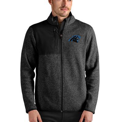 Carolina Panthers Antigua Logo Victory Pullover Hoodie - Black