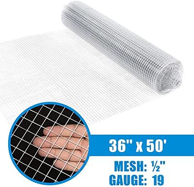 Fencer Wire 19 Gauge Hot-Dipped Galvanized Hardware Cloth with Mesh Size 1/2  x 1/2 for Chicken Coop/Run/Cage/Pen/Vegetables Garden and Home Improvement  Project (i. 3 ft. x 50 ft.) - Yahoo Shopping