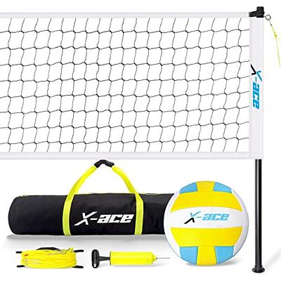 Badminton Net Outdoor Portable Volleyball Net Adjustable Foldable