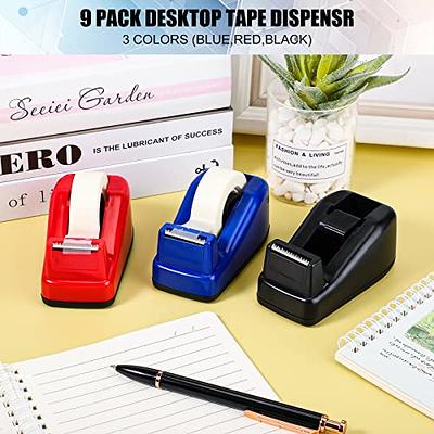 10 Pack Desktop Tape Dispenser Tape Roll Dispenser Non Skid Base Tape  Dispensers Desk Tape Dispenser for Office Home School (Tape Not Included)  (White) - Yahoo Shopping