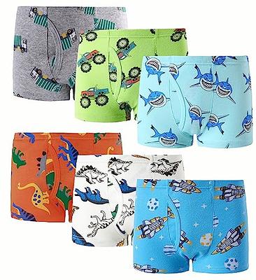 Finihen Boys Boxer Underwear Toddler Briefs Cotton Truck Dinosaur Toddler  Underwear Children Shark Undies Size 4 Multicoloured - Yahoo Shopping