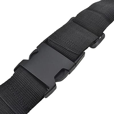 HAHIYO Black 1PCs Adjustable Nylon Luggage Strap with ID Label, Extra Long  Heavy Duty Packing Strap Suitcase Buckle Strap Luggage Belt for Add A Bag  Portable Travel Belt for Luggage - Yahoo