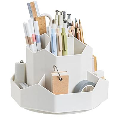 Rotating Desk Organizer Pencil Holder Art Supply Organizer Storage Caddy  for Kids, Lazy Susan Home Office School Classroom Craft Supplies Desktop  Organization, 10 Inch : : Office Products