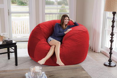 Sofa Sack - Plush, Ultra Soft Bean Bag Chair - Memory Foam Bean Bag Chair  with Microsuede Cover - Stuffed Foam Filled Furniture and Accessories for