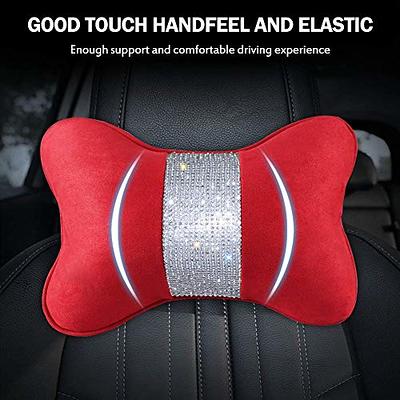 2pcs Mercedes-Benz Leather Headrest Pillows support for your neck & head