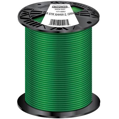 Cerrowire 50 ft. 6 Gauge White Stranded Copper THHN Wire 112