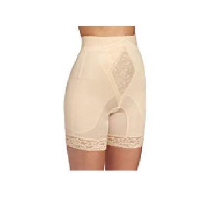 Plus Size Women's High-waist mesh long leg shaper by Secret Solutions in  White (Size M) Shapewear - Yahoo Shopping