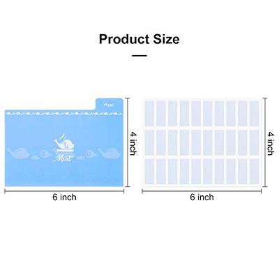 Outus 36 Pieces Recipe Card Dividers Tabs Include 24 Labelled and 12 Blank  Tabs 60 Adhesive Labels Fit 4 x 6 Inch Cards for Recipe Box Organize