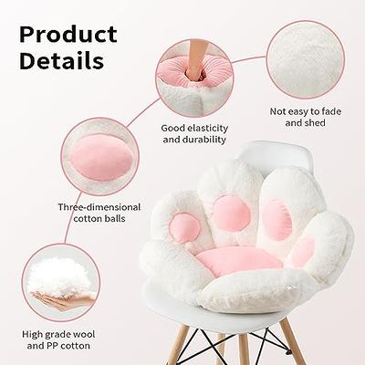 Cat Paw Cushion Chair Cushions Cute Stuff Seat Pad Comfy Lazy Sofa Office  Floor Pillow for Gaming Chairs Room Decor White