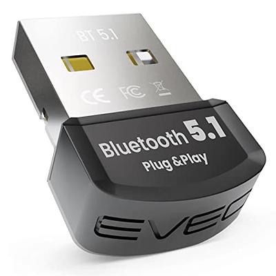 Bluetooth Adapter for PC 5.3, Maxuni USB Bluetooth Dongle 5.3 EDR Adapter  for Laptop Keyboard Mouse Headsets Speakers, Long Range Bluetooth Supports