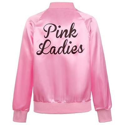Halloweencostumes.com Medium Women Grease Ladies Pink Costume