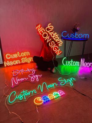 DIDALIFE Custom Neon Sign, Personalized Neon Name Sign for Wedding, Large LED  Neon Sign for Business Lights, Neon Sign Customizable for Birthday Bedroom  Wall Decor Salon Beauty Bar LoGo - Yahoo Shopping