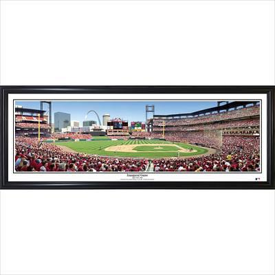 St. Louis Cardinals 39 x 13.5 Inaugural Game Standard Black Framed  Panoramic - Yahoo Shopping