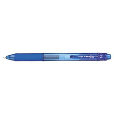 Paper Mate® InkJoy Gel Pen, Retractable, Fine 0.5 mm, Blue Ink, Blue  Barrel, Dozen