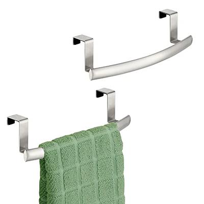 Paper Towel Holder Rolls Rack Organizer Under Cabinet Hanger Over The Door  Steel