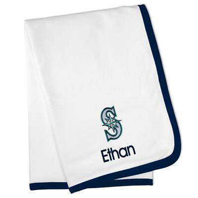 Chad & Jake Seattle Mariners 30 x 40 Personalized Baby Blanket