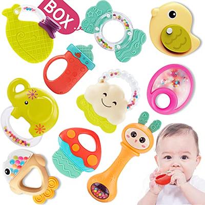 HINZER 3-in-1 High Chair Toys with Suction Cup Spinner Toy for Baby Toys 6 to 12-18 Months Infant Bath Toys for Toddlers 1-3 Spinning Suction Tray