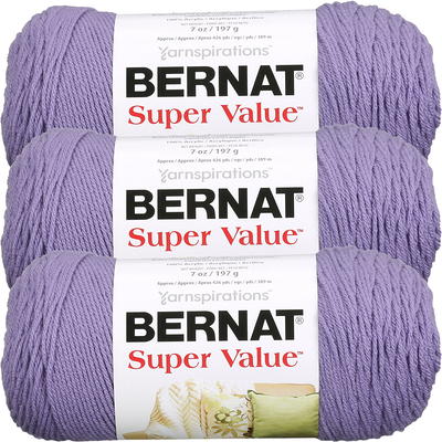 Bernat Super Value Yarn, Teal Heather, 7oz(197g), Medium, Acrylic 