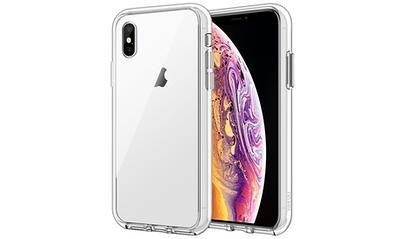 JETech Case for iPhone Xs and iPhone X 5.8-Inch, Non-Yellowing Shockproof  Phone Bumper Cover, Anti-Scratch Clear Back (Clear)