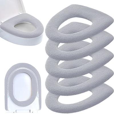  Toilet Seat Cover,Bathroom Soft Thicker Warmer with