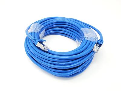 Micro Connectors 50-ft Cat 7 Blue Ethernet Cable