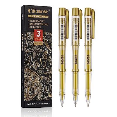 Qionew White Gel Pen Set, 3 Pack, 1mm Extra Fine Point Pens Gel Ink Pens  Opaque White Archival Ink Pens for Black Paper Drawing, Sketching,  Illustration, Card Making, Bullet Journaling - Yahoo Shopping