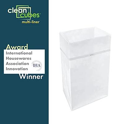 Clean Cubes (Multi-Liner 30 Gallon Trash Cans & Recycle Bins for Sanitary  Garbage Disposal. Disposable Containers for Parties, Events, Recycling, and  More. 3 Pack (White) - Yahoo Shopping