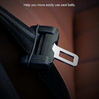 Vaintod Seat Belt Buckle Cover, Pure Hand Sewing Seat Belt Clip Protective  Cover, 2 PCS Seat Belt Silencer Clip Holster Car Interior Accessories