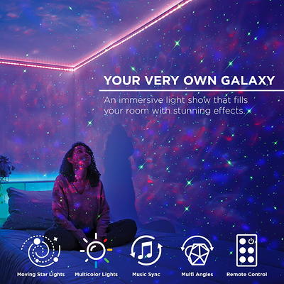 POCOCO Gorgeous Nebula Series Galaxy Star Projector Night Light Discs:  Realistic Galaxy Patterns, 5K Ultra HD, 96% Light Transmission, High  Brightness - 6-Piece Pack (Projector Not Included) 