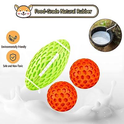 Dog Toy Ball for Aggressive Chewers, Interactive Fetch Dog Ball with Fun  Squeaky Giggle Sound, Durable for Small Medium Large Dogs, Non-Toxic  Elastic