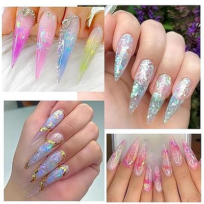 Neon Pearl Nail Powder Iridescent Glitter Aurora Mirror Effect Pigment Dust  DIY