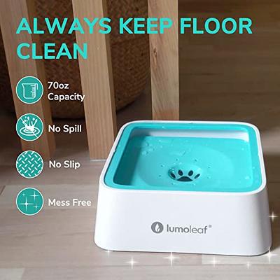 LumoLeaf Dog Water Bowl, Dog Bowl No-Spill Pet Water Bowl 35oz, Slow Water  Feeder Dog Bowl, Vehicle Carried Dog Water Bowl for Dogs/Cats/Pets