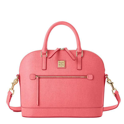 Dooney & Bourke Saffiano Zip Satchel - Yahoo Shopping