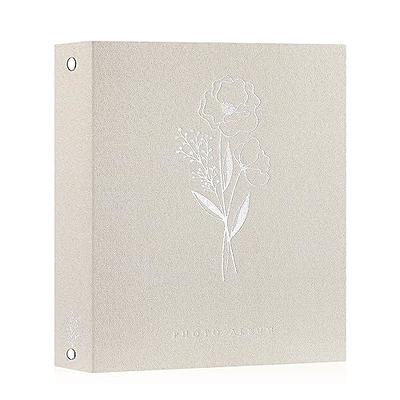 Lanpn Photo Album Scrapbook 8x10, Linen Hard Cover Archival Acid Free Top  Load Pocket Photo Book with Sleeves that Holds 52 Vertical Only 8 x 10  Picture (Beige) - Yahoo Shopping