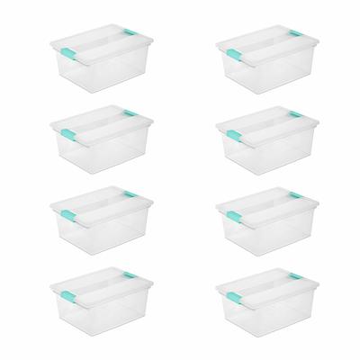 Sterilite 30 Gallon Plastic Stackable Storage Tote Container Box, Taupe (6  Pack) 6 x 17366506 - The Home Depot
