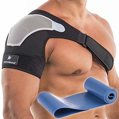 Footpathemed Compression Shoulder Brace, Foot Pathemed Shoulder Support  Brace for Men Women, Rotator Cuff Support Brace for Pain Relief  Dislocation