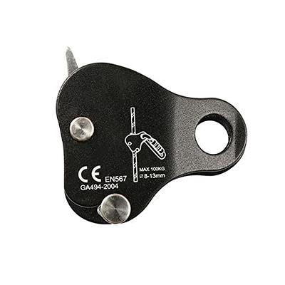 Climbing Descender Self-Braking Stop Climbing Rope Grab Stopper Peak Gear  for Mountaineering