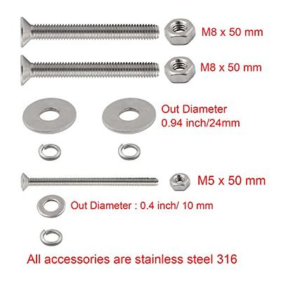 SHENGHUISS 6 Inch (155MM) Boat Folding Cleat Dock Deck Flip Up