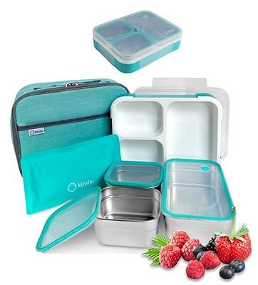 Stainless Steel Lunch Box - Premium Stainless Steel Bento Box for Kids  Adults