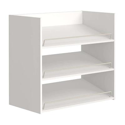 Mainstays 10 Shelf Organizer Shoe Rack with Cover, White