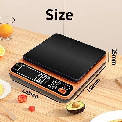 DCP Food Scale, Digital Kitchen Scale Weight Grams and oz for