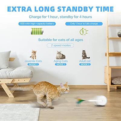 Two Speed Modes For Cat Toys, Three In One Automatic Interactive