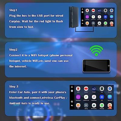  ONINCE Magic Box, Car Play AI Box with Netflix Hulu   Disney+, Wireless CarPlay Adapter & Android Auto Wireless Adapter :  Electronics