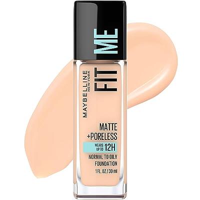 Maybelline Fit Me Matte + Poreless Liquid Foundation Makeup, 380 Espresso,  1 fl oz