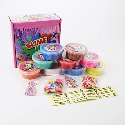 9 Pack Butter Slime Kit for Girls,Party Favors Stretchy and Non