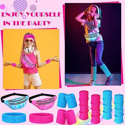 v28 Women's Neon Knit Leg Warmer for 80s Party Dance Sports Yoga