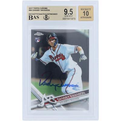 Chipper Jones Atlanta Braves Autographed 2016 Bowman Chrome Orange Jumbo  1992 Reprint Card - Limited Edition of 25