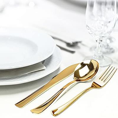 Exquisite 150 Pack White Plastic Utensils Heavy Duty Cutlery Set 50 Plastic  Forks 50 Plastic Spoons 50 Plastic Knives Perfect Plastic Silverware Party