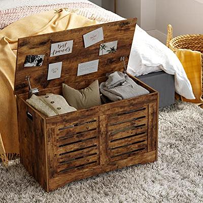 Wooden Storage Chest, Large Toy Box Chest with Lid, Closet Organizers and  Storage, Storage Trunk with Safety Hinges, Toy Box Organizer Storage Bench  Shoe Bench for Entryway, Bedroom, Living Room - Yahoo